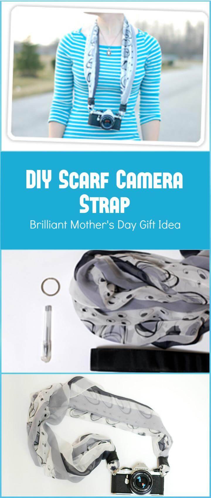 easy scarf camera strap